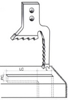 Mortice chisel diagram