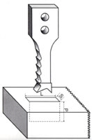 Mortice chisel diagram